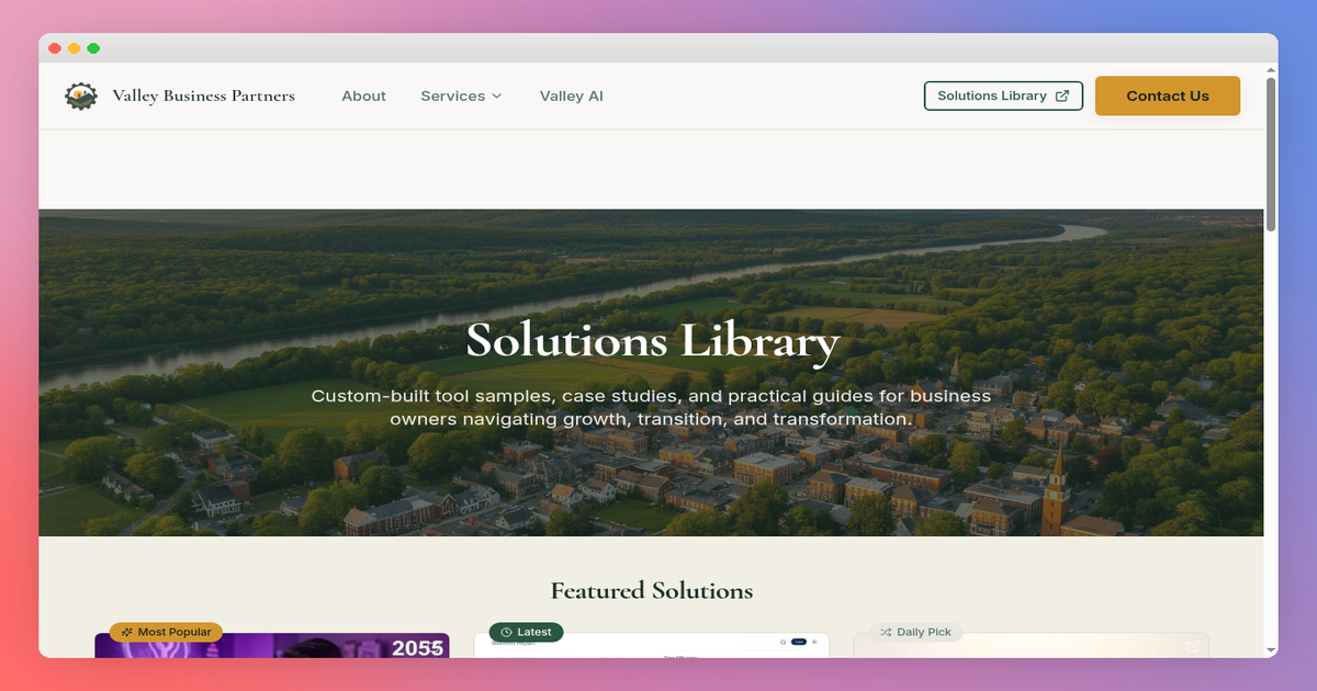 Solutions Library | Practical AI, Workflow & Operations Resources ...